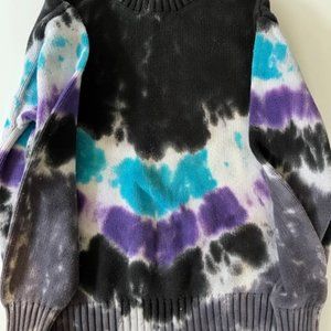 New Vintage Oversized Tie Dye Sweater